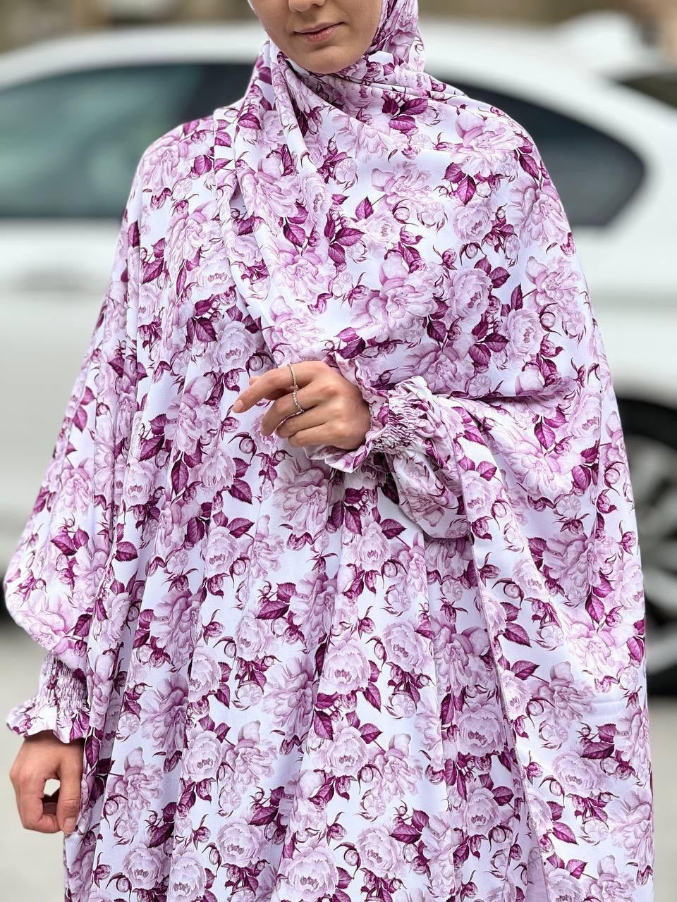 2-teiliges Set mit passendem Kopftuch