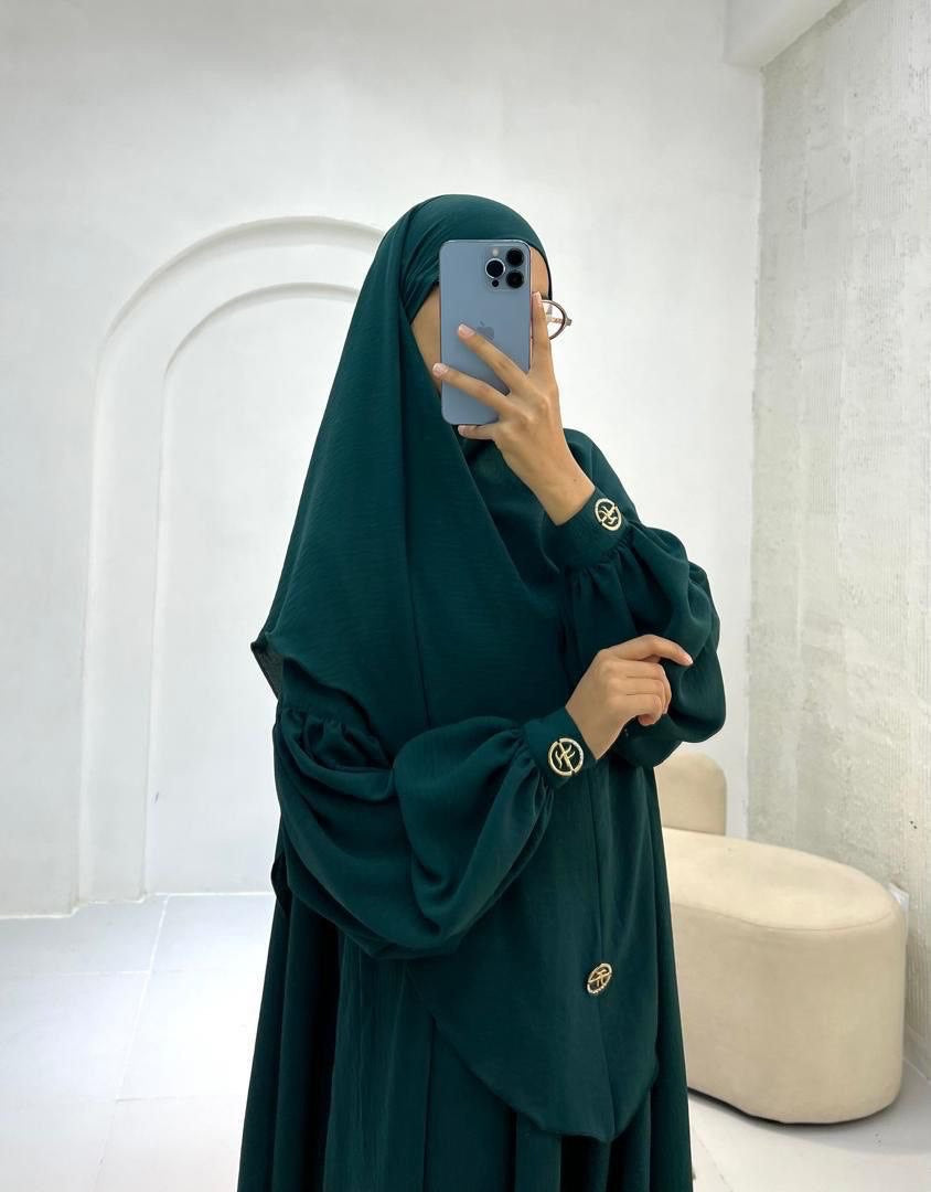 Khimar mit passendem Kopftuch