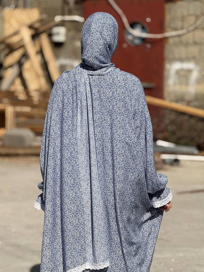 Gebetskleid mit passendem Kopftuch - klassisch