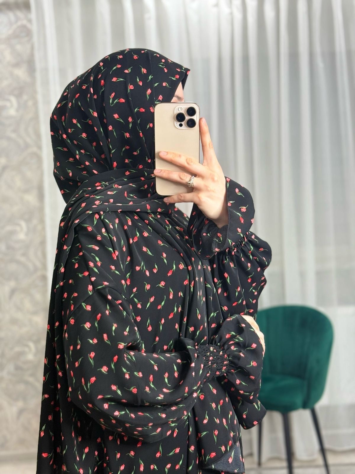 Gebetskleid mit passendem Kopftuch - locker