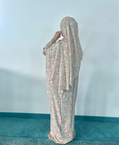 Zweiteiliges Gebetskleid mit passendem Kopftuch - klassisch