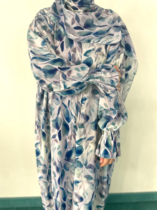 Gebetskleid mit passendem Kopftuch - klassisch