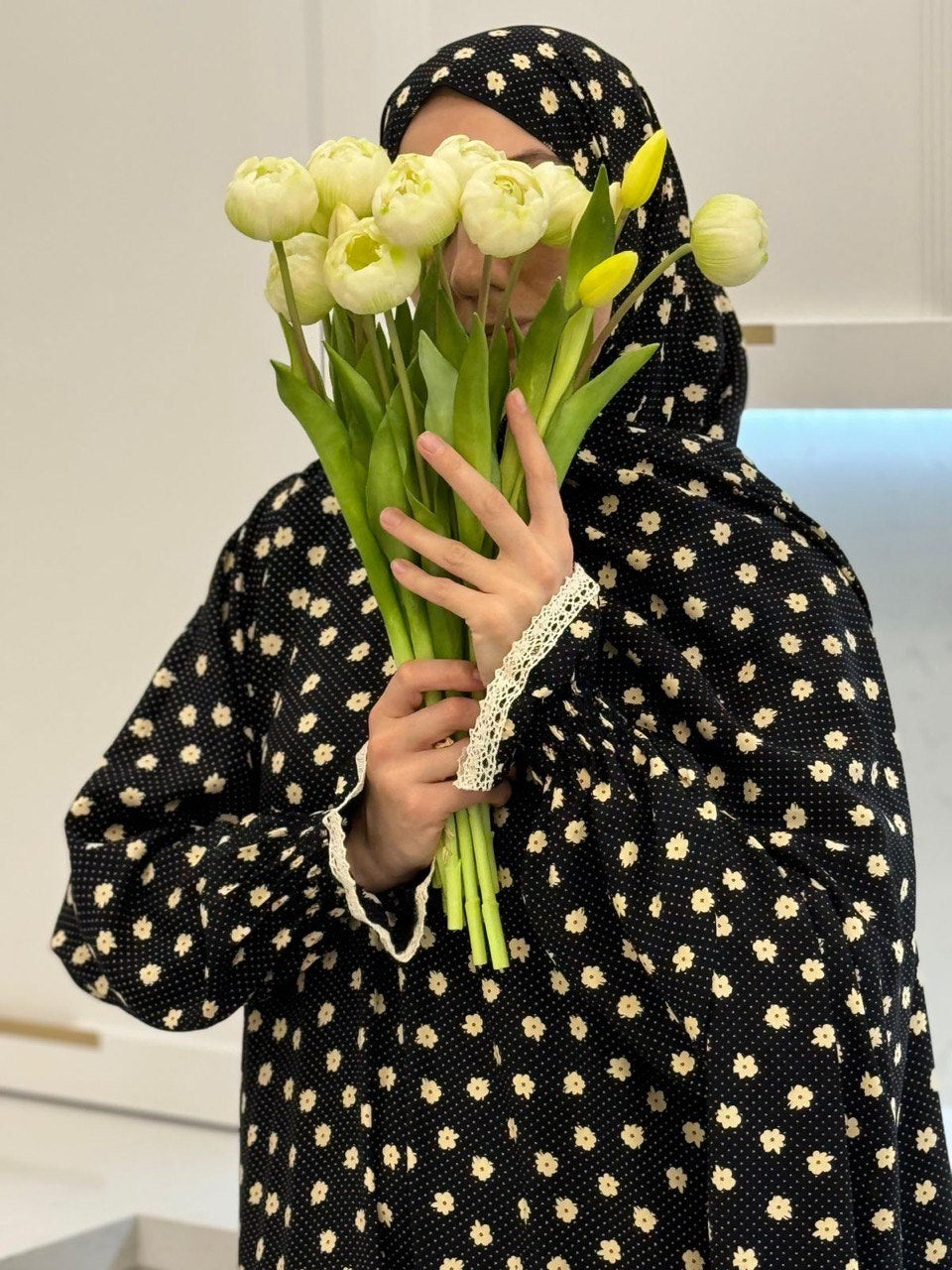 Gebetskleid mit passendem Kopftuch - klassisch