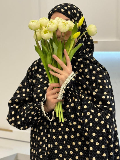 Gebetskleid mit passendem Kopftuch - klassisch