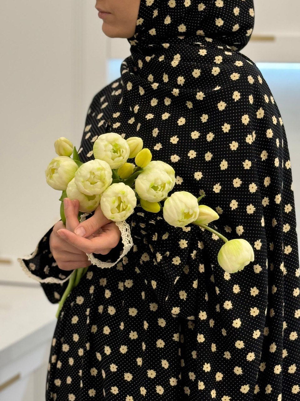 Gebetskleid mit passendem Kopftuch - klassisch